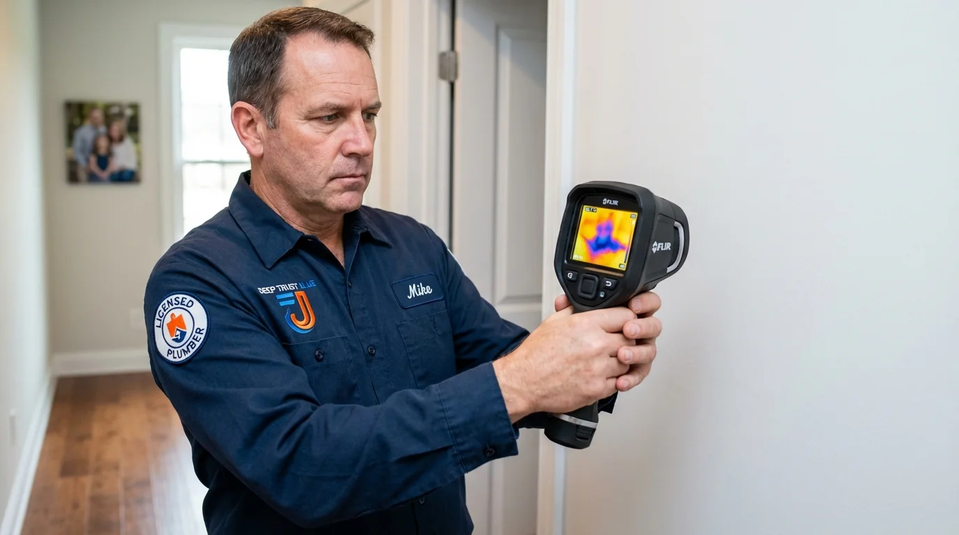 Thermal imaging leak detection by Johns Plumbing LLC in Bartow